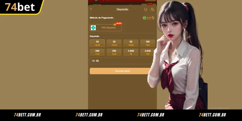 Bônus Exclusivos ao fazer seu 74BET Depósito